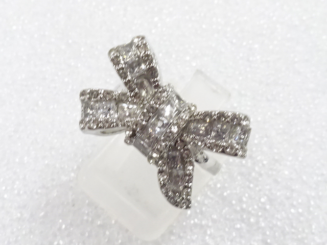 JAPANESE KIMONO / ANTIQUE CRYSTAL RING (SIZE 8)